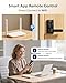 Philips Wi-Fi Smart Door Lock with Handle, Keyless Entry Door Lock for Front Door Lock Set with App Remote Control, Fingerprint Door Handle Lock, Touchscreen Keypad Lever Lock Front Door Handle