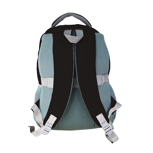 Image of SWISS MILITARY PRIME 16L Black Laptop Backpack, Fits Up to 15.6 Inch Laptop, Padded Laptop Compartment, Quick Access Pocket, Polyester Bottle Holder, Unisex Travel Bag