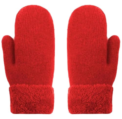 CaySep moufles hiver femme homme chaudes doublure moelleux