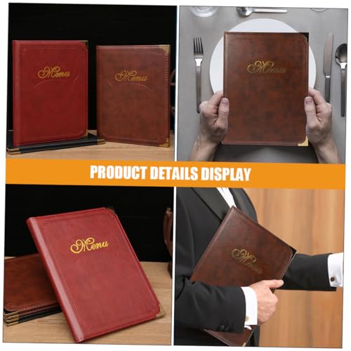 Carnet de menus simple POPETPOP lot de 2 bloc-notes pour serveurs - 6