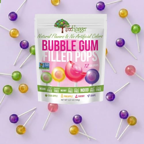 Tree Hugger Bubble Gum Filled Pops 12 unidades miniatura 7