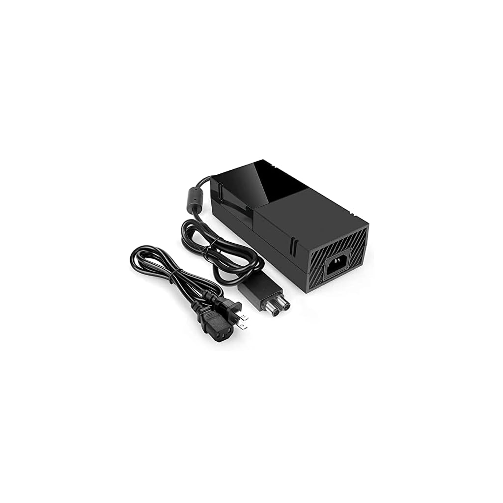 YAEYE-Power-Supply-Brick-for-Xbox-One-with-Power-Cord-Low-Noise-Version-AC-Adapter-Power-Supply-Charge-Compatible-with-Xbox-One-Console-100-240V-Auto-Voltage