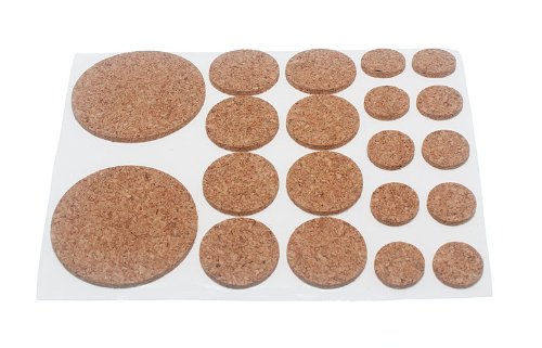 Tapis de liège auto-adhésif pour loisirs créatifs et protection de table lot de 20