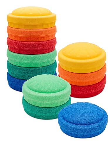 Stapelwelt MyFunStone Spielstein Balancierstein, Besonderes4Kids, Spielkompatibel mit Stapelstein® CLASSIC, einzeln und als Set günstig aus Deutschland, passend zu Abenteuerbrücken (12er Set)