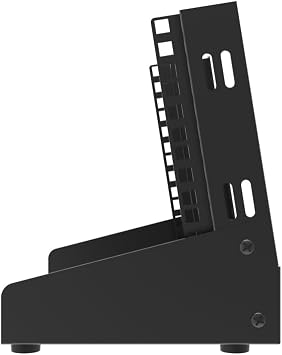 10 Small Desktop Network Rack, 4U Mini Open Frame Server Rack | for 10 inches Width Network, Servers, Audio, and Video Equipment (4U)