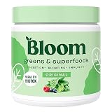 Bloom Nutrition Super Greens Powder Smoothie & Juice Mix - Probiotics for Digestive Health & Bloatin