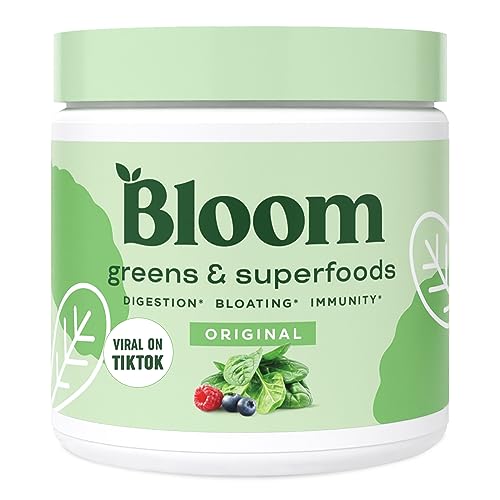 Bloom Nutrition Super Greens Powder Smoothie & Juice Mix - Probiotics For Digestive Health & Bloating Relief For Women, Digestive Enzymes With Superfood Spirulina & Chlorella For Gut Health (Original) #TOP14