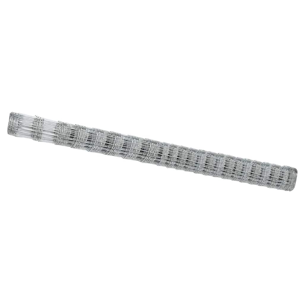 Wild Fence Hot Dip Galvanized 1000 x 150 x 0.18 cm Iron Outdoor Security Barrier for Garden Terrace Robust Rust Resistant Long-Lasting Farm Urban Landscape