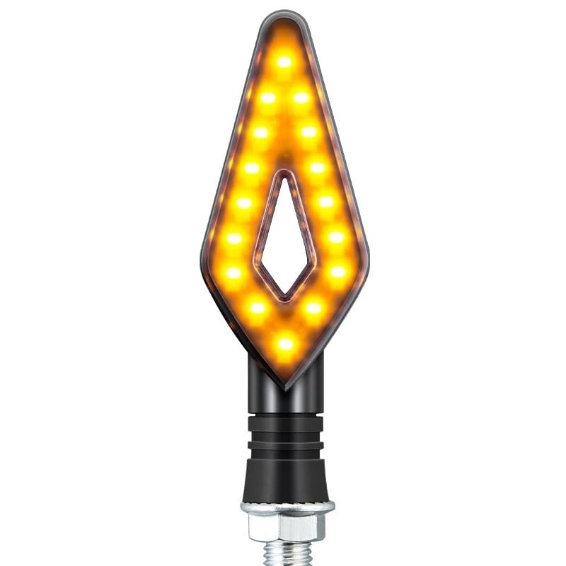 Feu stop motocyclette et clignotant moto LED pliable 12V fluide