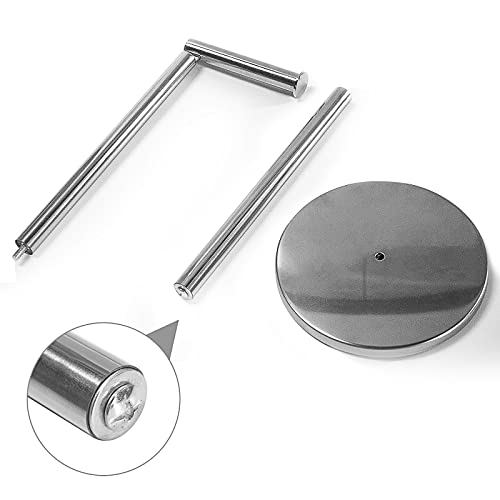 Topsky Free Standing Toilet Roll Holder, Stainless Steel Anti Rust Toilet Paper Holder for 4-5 Jumbo Rolls - Image 4