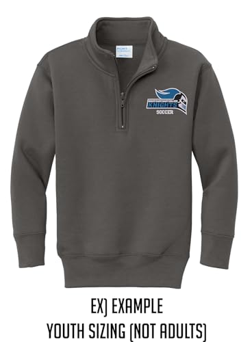 INK STITCH Unisex Youth Pc78yq Custom Embroidery Add Logo Texts Personalized Quarter Zip Fleece4