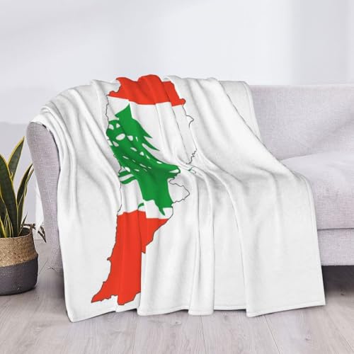 Couverture de lit microfibre EdWal légère jeté de lit imprimé Liban confortable - 6