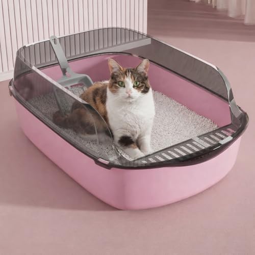 Caja de arena para gatos mediana abierta con pala miniatura 1
