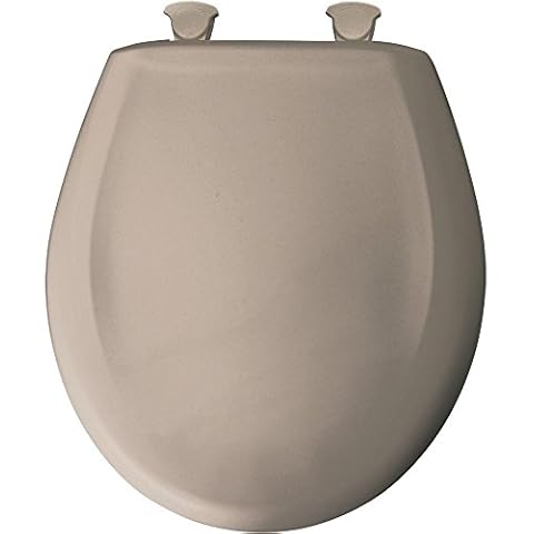 Bemis 200SLOWT 068 Slow Close Sta-Tite Round Closed Front Toilet Seat Cover