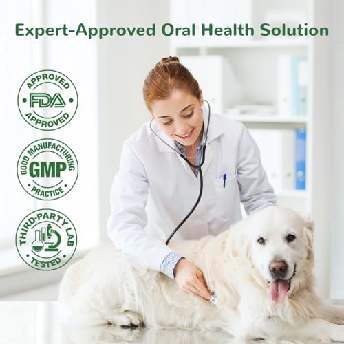 Vetriuntrix Dog Dental Powder, Dental Powder for Dogs Teeth Cleaning and Breath Fresh, Dog Dental Care with Natural Enzymes, Probiotics, Tartar Remover and Plaque Off - 150g — view 5