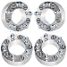 ECCPP 5x5 Wheel Spacers, Replacement for Wheel Spacers Adapters (4) 2" 5x5 to 5x5 Fits Jeep Wrangler Jeep Grand Cherokee JK Jeep CommanderXK Offroad