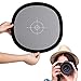 Produktbild Fotover Graukarte/Weißabgleich Karte 24x24 Zoll (60x60cm) Portable Focus Board Zwei Seiten Double Face 18% Grau/Weiß Balance Referenzkarte mit Tragetasche für Canon Nikon Sony DSLR Kamera