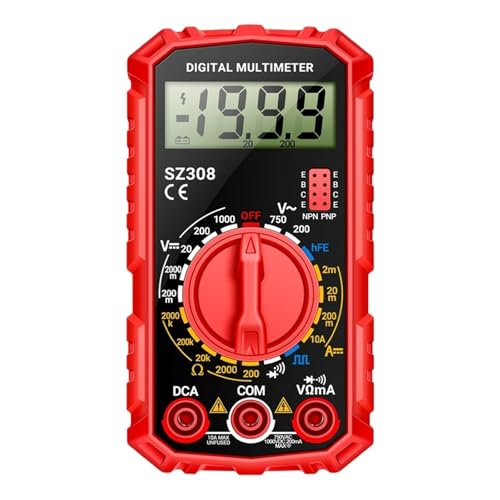 Testeur de courant de tension SZ308 rouge pour réparer l'électronique de la maison