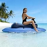 BoTongSiHai Scooter sous Marin Et Jet Ski Gonflable 2 en 1 – Moteur 500W Brushless, 10000/16000mAh, Télécommande, Vitesse 3 7 Km/h, Pliable, pour Plongée Et Loisirs Nautiques(Blue,No Propulsion)