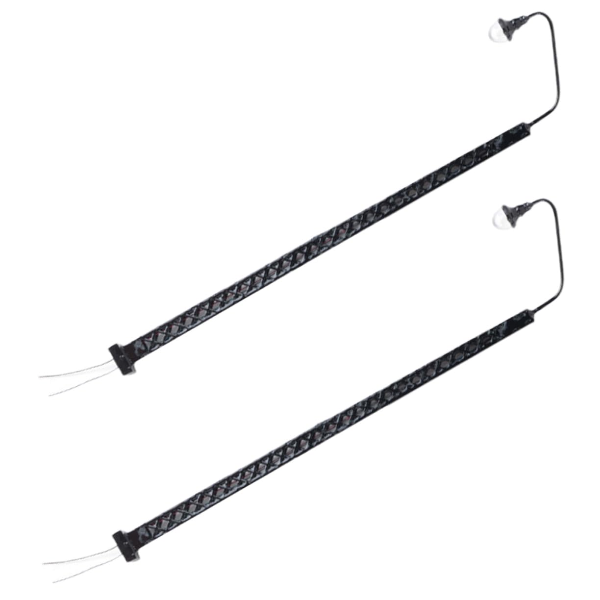 Angoily 2pcs Mini Train Model o Gauge Train Accessory Signal Light Model for Table Decor