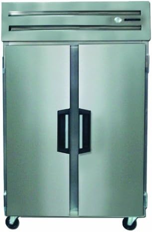 Reach In Freezers, Top Mount, 2 Doors and 6 Shelves, 48 Cubic Feet