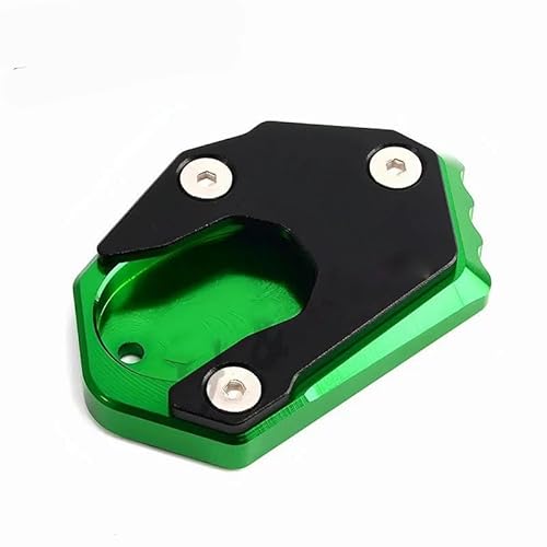 に適合する忍者向け に適合するZX6R用 に適合するZX10R用 2017-2024 オートバイ用 拡大プレート サイドスタンド キックスタンド アクセサリー(Green)