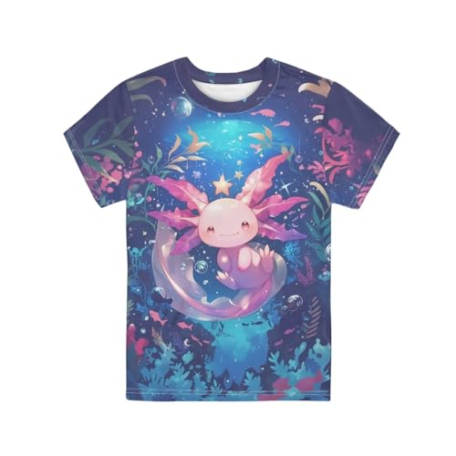 Girls Boys Tees Graphic T-Shirt Short Sleeve Shirts Pullover Top for Kids Summer Clothes 3-16