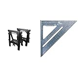 Metabo HPT Folding Sawhorses, Heavy Duty Stand, 4 Sawbucks, 1200 Pound Capacity, Built-In Cord Hooks...