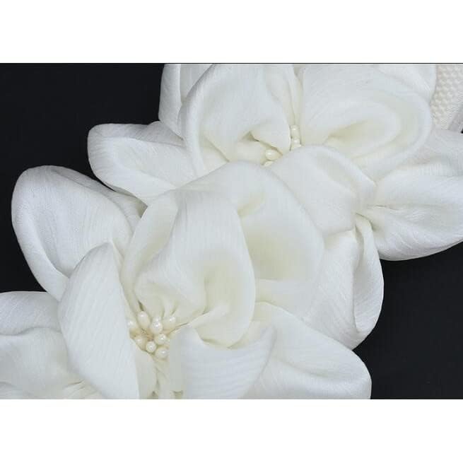 Women's Runway Vintage Flower Elastic Cummerbunds Female Dress Corsets Waistband Belts Decoration Wide Belt2