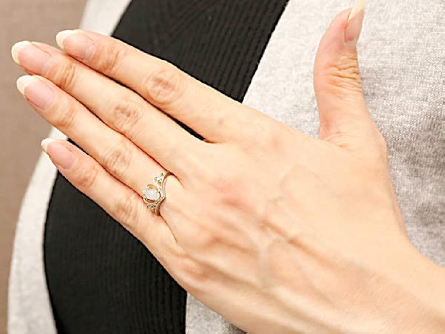 Amazon.co.jp: [アトラス] Atrus 婚約指輪 ダイヤ リング ホワイト