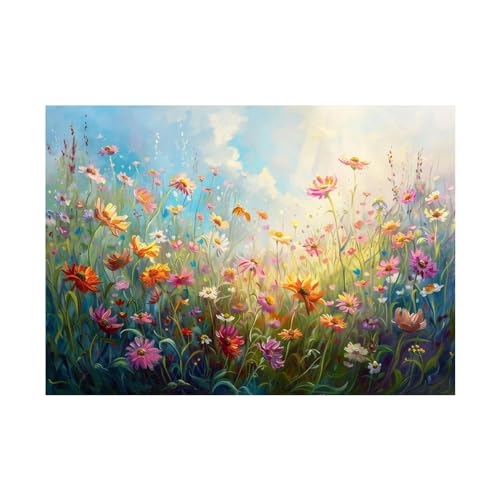 Impression sur toile fleurs pour illuminer un grand mur de chambre
