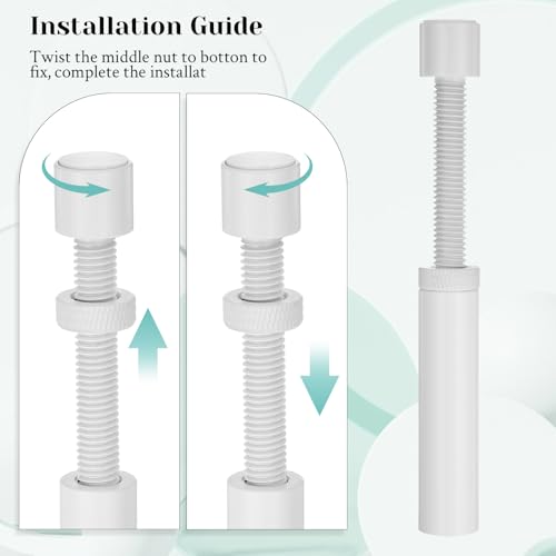 JJUNW Soporte para tarjetas gráficas, aluminio GPU para tarjetas gráficas, vertical, altura ajustable, soporte para tarjetas gráficas (74 mm a 120 mm), color blanco - imagen 3