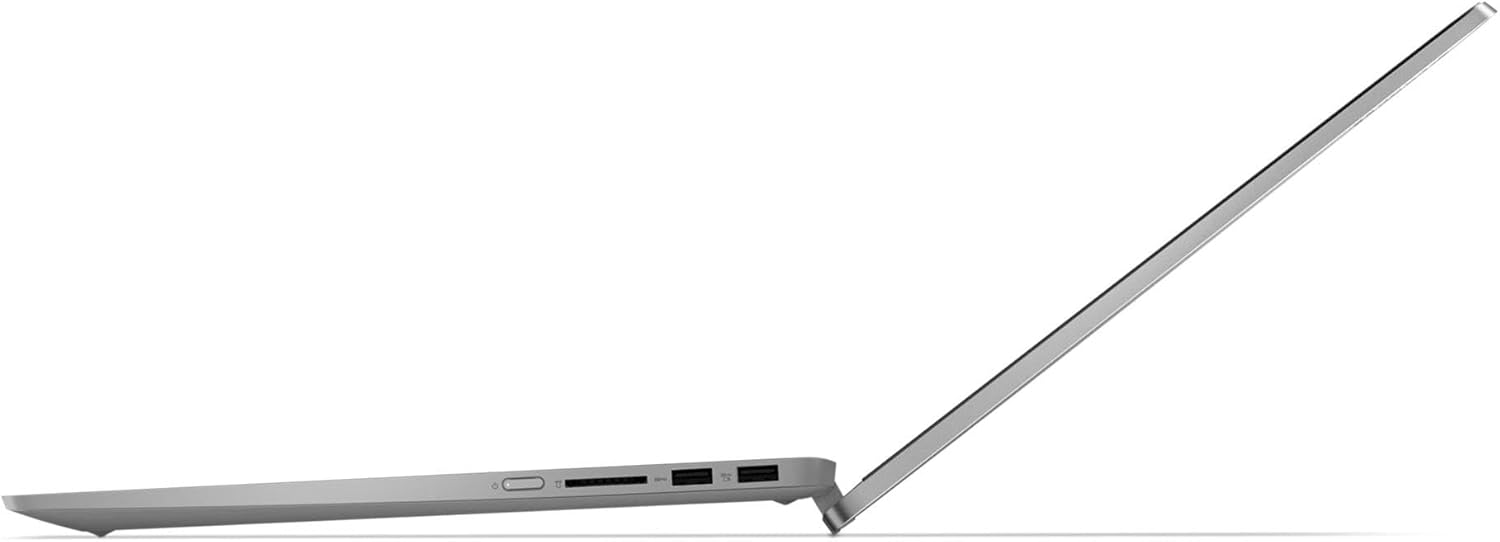 Side view of the Lenovo IdeaPad Flex 5 16ABR8 laptop showing the power port and other connections.