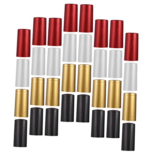 FUNOMOCYA Red Wine Bottle Heat Shrink Seal Cap Fit Plastic 200 Pack Wine Accessories