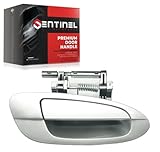 Sentinel Parts 02-06 Nissan Altima Rear Right Passenger Side Outside Exterior Door Handle KY1 Light Silver Metallic