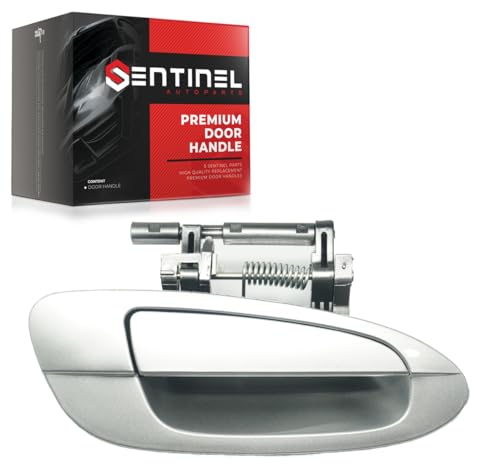 S Sentinel Parts Outside Exterior Door Handle Rear Right Passenger Side KY1 Light Silver Metallic Compatible with 2002-2006 Nissan Altima Replaces # NI1521112, 82606-8J009