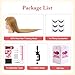 Neverland Beauty Mannequin Head with 80% Real Human Hair - 28 Inch Makeup Cosmetology Hairdressing Training Head Practice Doll Head Manikin Styling Head Braiding Mannequin Head