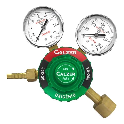 Regulador De Pressão Para Cilindro De Oxigênio RO-200 - Galzer