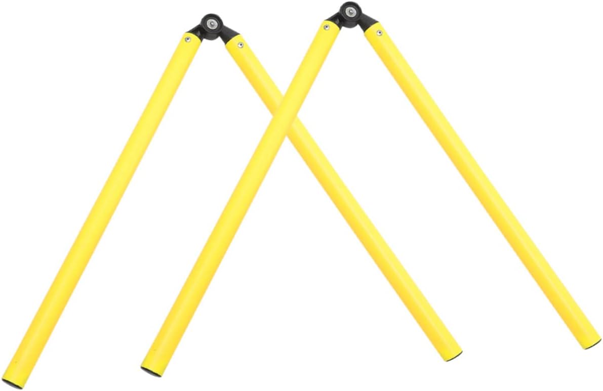 6 Pcs Football Training Rod Folding Soccer Sign Soccer Agility Training Tool Soccer Drill Equipment Hurdling Training Poles for Training Football Supplies Football Tool