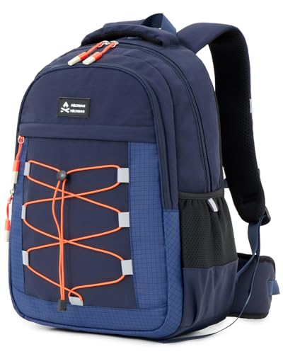 Sac à dos randonnée adolescents 21L imperméable Amythe avec cartable bandes réfléchissantes