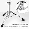 SUNNYNEST Adjustable Snare Drum Stand for 46-62CM Drums, Double Braced Tripod Heavy Duty, Foldable Cymbal Stand for Practice & Stage Performance, Stable & Durable Drum Hardware #5