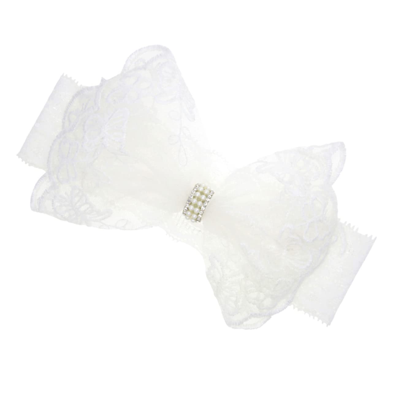 Kisangel Baby Head Toddlers Kids Bows Photo Turban Bowknot Floral Headdress White Headwrap Photography Wraps Band for Bow Stretchy Headbands with Lace Props Hairbands Accessories Toddler