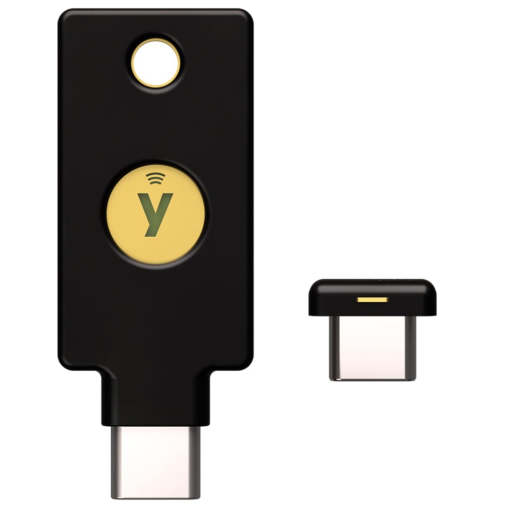Yubico YubiKey 5C NFC und Nano 5C Bundle Sicherheitsschlüssel Zwei-Faktor-Authentifizierung USB-C NFC FIDO-Zertifiziert