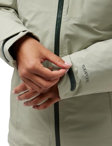 Jack Wolfskin Damen Hunberg 3in1 Jkt W, Mint Leaf, S EU