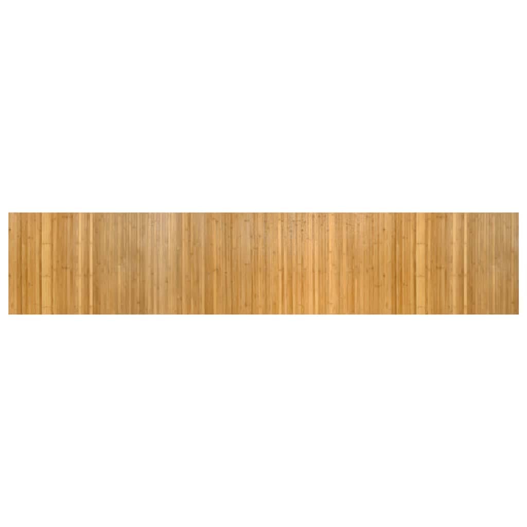 Tapis de couloir en bambou 60x300 cm pour éviter les glissades dans une entrée moderne
