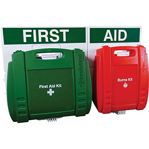 Safety First Aid Group Evolution First Aid & Burns Point, Large, 43 x 65 cm Fully Stocked