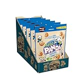 Meiji Hello Panda Cookies, Vanilla Crème Filled - 7 Oz, Pack of 6 - Bite Sized Cookies with Fun Panda Sports