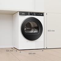 Gorenje D5G69CP Trockner/Kondensation mit Wärmepumpe /9kg /15 Programme/ConnectLife/Made in EU/FastDry Pro/TwinAir/Feuchtesensor/NatureDry/Anti-Allergie/Trockner Synchronisation/EEK: D – Ansicht 2