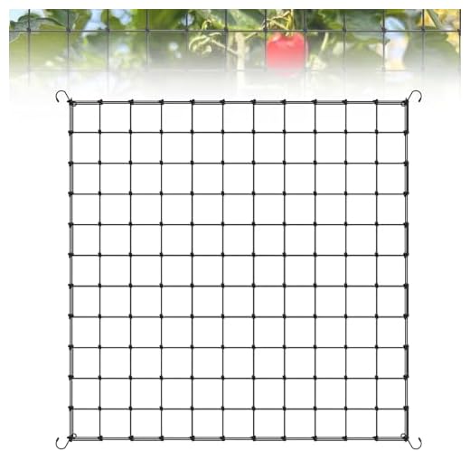 Elastisches Netz SCROG/Netz für besseres Pflanzenwachstum (120 x 120 cm) 9 Sprifityy Wachsen Zelt Netz,Scrog Netz 120 x 120cm,Grow Netz mit 4 Haken,für Pflanzen, Gemüse,Obst,Elastische Spalier Netz,Passend für Garten,Balkone,Hof,Gartenarbeit