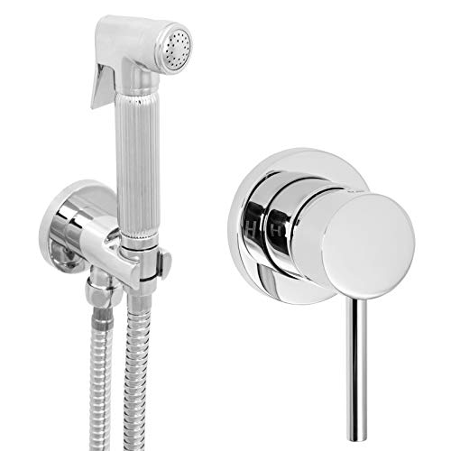 Welfenstein Unterputz Bidet Set BS04 Spraybrause Bidetbrause Intimdusche Hygienedusche